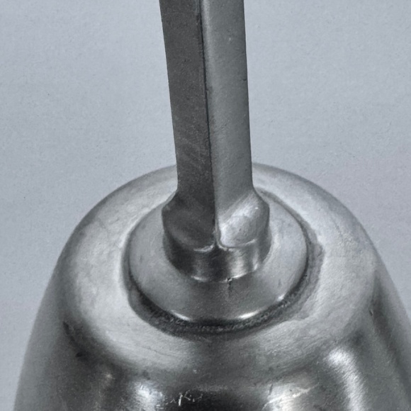 Vintage Aitkens Pewter Wine Glasses Goblets 2 Octagon Bases Matte Artisan Rustic - Picture 12 of 14